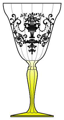 Florentine Topaz (Stem 6005, Etch 311) by Fostoria