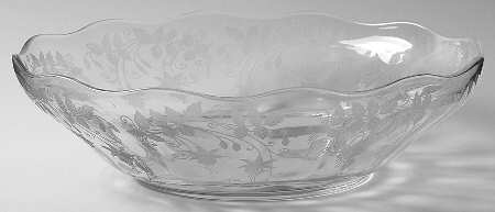 Fuchsia Clear 10" Round Bowl
