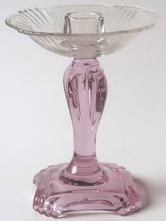 Fuchsia Wisteria 5" Single Light Candlestick