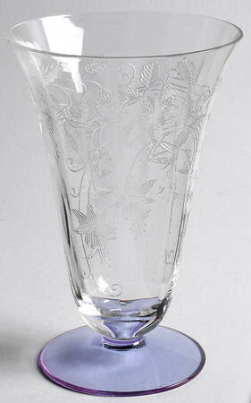 Fuchsia Wisteria 9 Oz Footed Tumbler