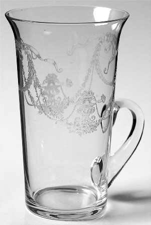 Garland (Etch 237, Stem 880) 10 Oz Tumbler with Handle