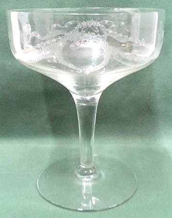 Garland (Etch 237, Stem 880) Champagne/Tall Sherbet
