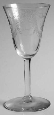 Garland (Etch 237, Optic, Stem 766) Sherry Glass