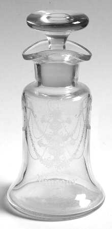 Garland (Etch 237, Optic, Stem 766) Salad Dressing Bottle & Stopper