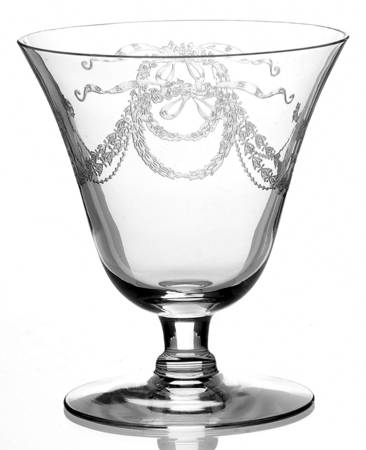 Garland (Etch 237, Non Optic, Stem 766) Oyster or Fruit Cocktail