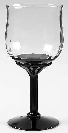 Gazebo Black Wine Glass