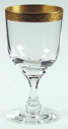 Golden Grail Wine Glass