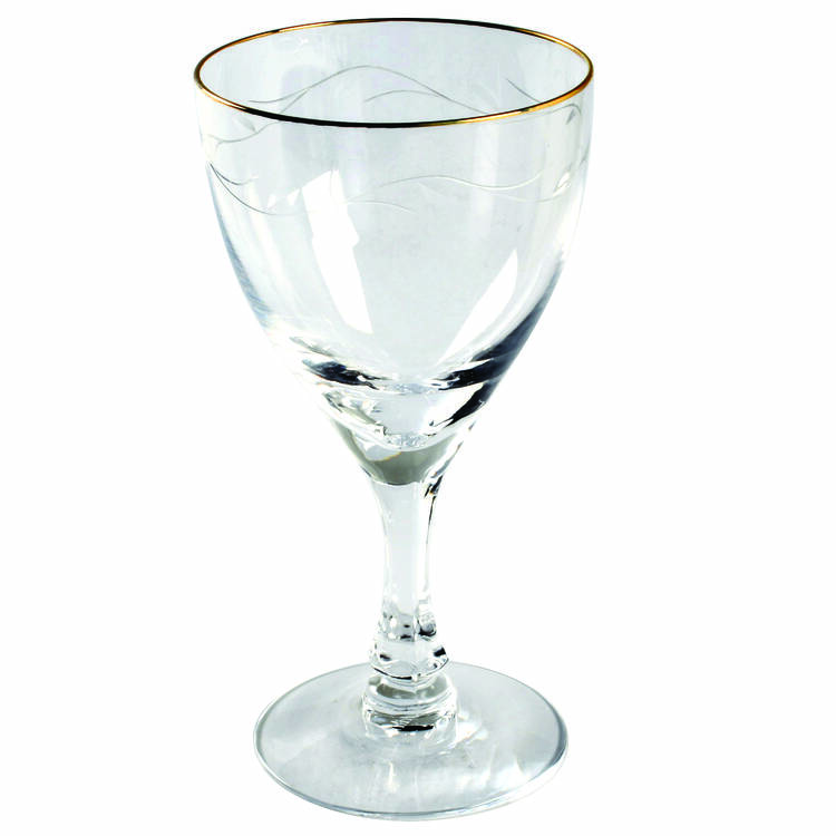 Golden Song Wine Glass