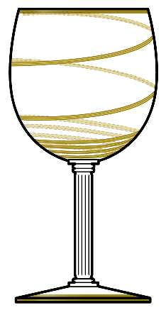 Golden Swirl by Fostoria