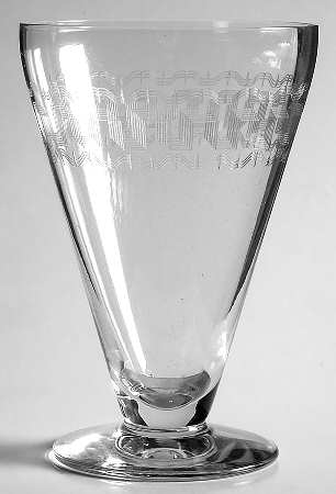 Greek (Etch 45, Stem 880) 8 Oz Footed Tumbler