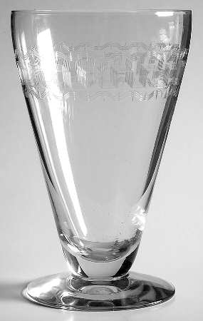 Greek (Etch 45, Stem 880) 12 Oz Footed Tumbler