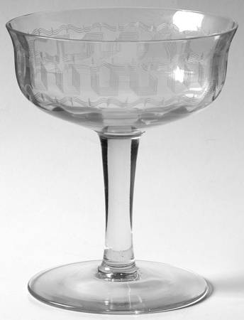 Greek (Etch 45, Stem 880) Champagne/Tall Sherbet