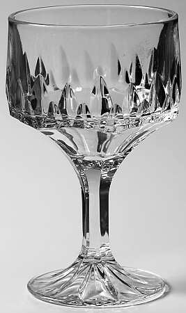 Greenfield Clear (Heavy Lead) Champagne/Tall Sherbet