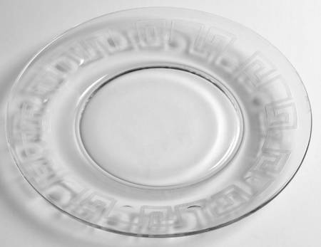 Greek Key Luncheon Plate
