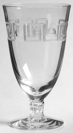Greek Key Juice Glass