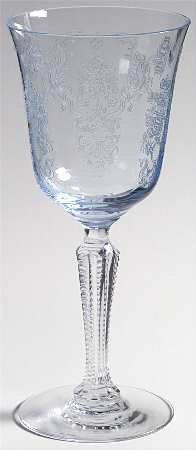 Grand Majesty Blue Wine Glass
