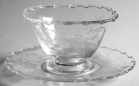 Heather Mayonnaise Bowl and Underplate