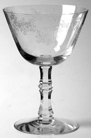 Heirloom (Etched Clear) Champagne/Tall Sherbet