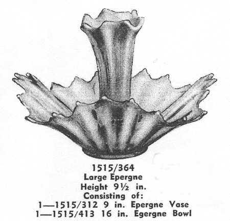 Heirloom Blue 9" Epergne Vase