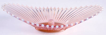 Heirloom Pink 12" Oval Epergne Bowl