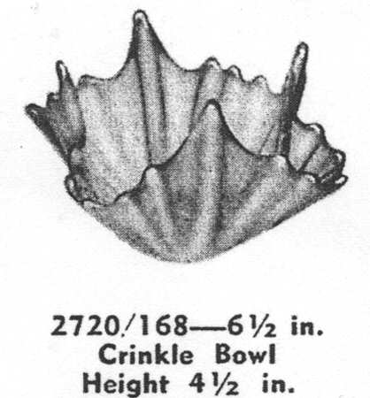 Heirloom Pink 6" Round Crinkle Bowl