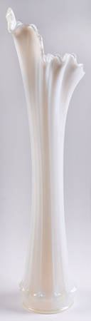 Heirloom White (Opal) 22" Flower Vase