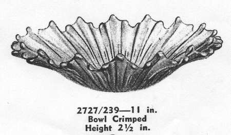 Heirloom Yellow 11" Round Crimped Bowl