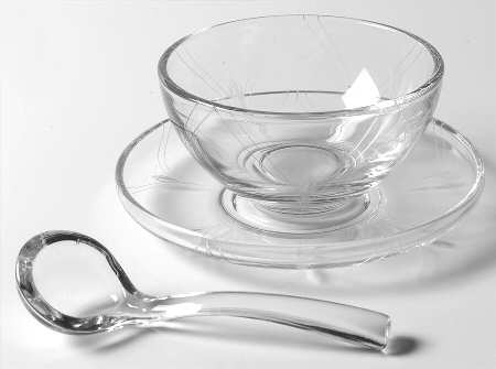 Heraldry Mayonnaise Bowl, Underplate and Ladle