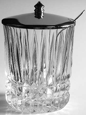 Heritage Clear Jam/Jelly with Metal Lid & Spoon