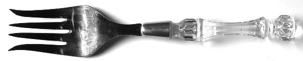 Heritage Clear Salad Serving Fork