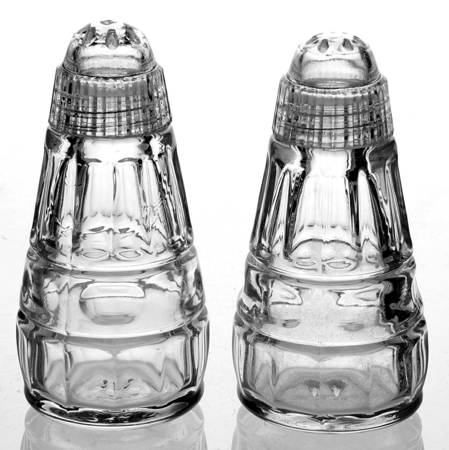 Hermitage Clear Shaker Set & Plastic Lids