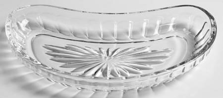 Hermitage Clear Crescent Salad Plate