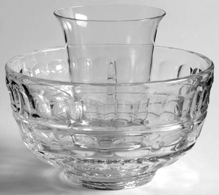 Hermitage Clear Ice Dish with Tomato Insert