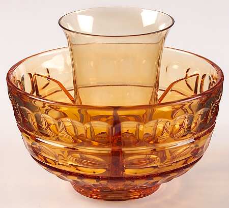 Hermitage Amber Ice Dish with Tomato Insert