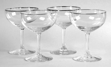 Invitation Champagne Tall Sherbet - Set of 4