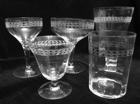 Irish Lace (Stem 880, Etch36) Cordial Glass