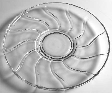 Jamestown Clear 13" Torte Plate