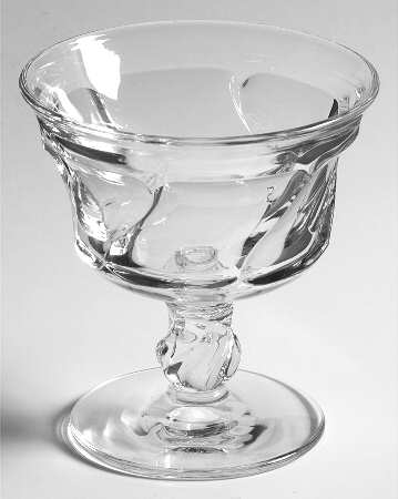 Jamestown Clear Champagne/Tall Sherbet