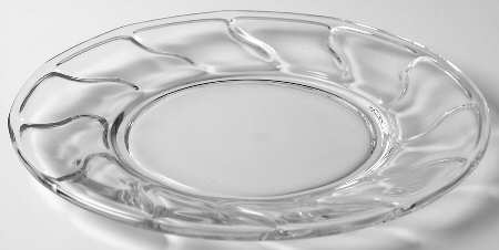 Jamestown Clear Luncheon Plate