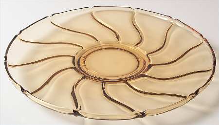 Jamestown Amber 13" Torte Plate