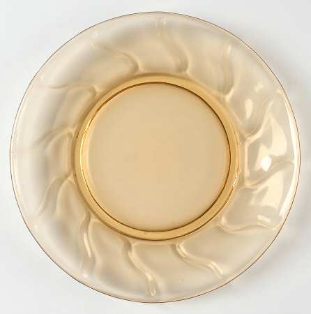 Jamestown Amber Luncheon Plate