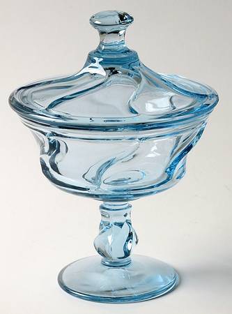 Jamestown Blue Jam/Jelly & Lid