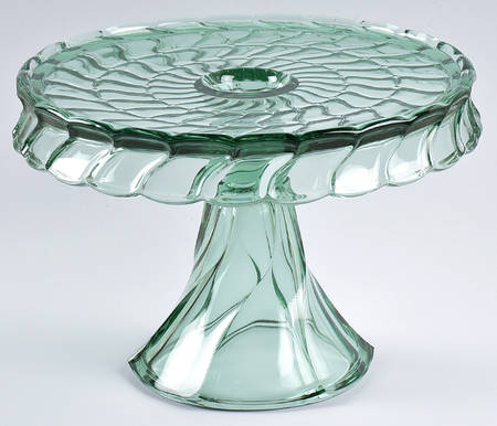 Jamestown Green Round Cake Stand