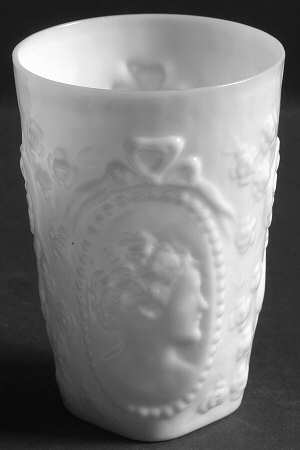 Jenny Lind Milkglass by Fostoria