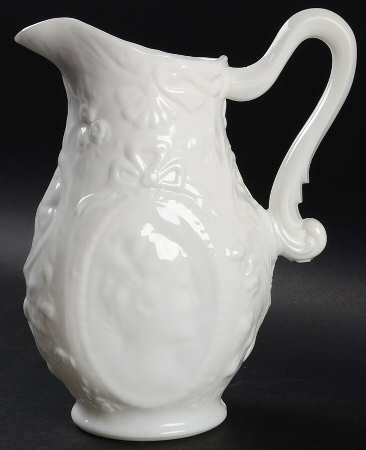 Jenny Lind Milkglass 40 Oz Pitcher