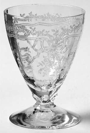 June Clear Whiskey Glass
