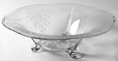 June Clear 11" 3 Toed Centerpiece