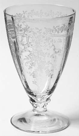June Clear 9 Oz Footed Tumbler