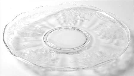 June Clear 13" Torte Plate