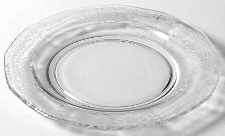 June Clear Bread & Butter Plate